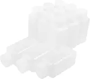 iplusmile 12Pcs Empty Laboratory Sample Bottles Refillable Bottles with Screw Cap and Leakproof for Reagents and Liquids Storage