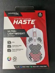 HyperX Pulsefire Haste Wired Gaming Mouse - White/Pink