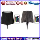LF# Wireless Wine Bottle Lamp 3 Color RGB LED Table Lamp Rechargeable Light(Blac