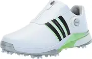 [adidas] Men's Tour360 BOA 24 Boost Golf Shoes, FTWRWHITE/FTWRWHITE/CoreBlack, 15