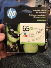 HP 65XL (N9K03AN) Tri-Color Ink Cartridge Dated June 2025 New Sealed