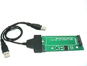 Sintech 18Pin to SATA Adapter with USB SATA Cable, Compatible with Sandisk SDSA5JK ADATA XM11 SSD from Asus UX31 UX21