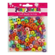 NEW Ribtex Play Jewels Faceted Doughnut Plastic Beads Value Pack By Spotlight