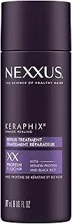 Nexxus Keraphix Damage Repair Pre-Wash Treatment Cream for Damaged Hair With Keratin Protein & Black Rice 6 oz