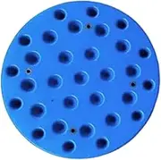 Xgdsnly Replacement Bar Stool Seat, Spare Parts, Comfortable Stool, Round Seat for Home, Office, Bedroom, Blue 30cm, as described