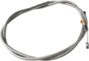 LA Choppers Clutch Cable Kits and Components Stock Stainless Braided LA-8400C08