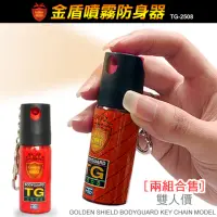 在飛比找momo購物網優惠-【金盾】防狼噴霧器 25cc 兩組合售(#TG-2508)