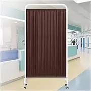 Hospital Privacy Screen,Protective Screens Room Divider Screen,6ft Tall Standing Door Partition with Casters,for Office Beauty Salon Hall(Color 6,2-Panel)