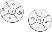 DEMULAX Button Sticker, for Mercedes, for Benz, for SLK Class 2009 2010 Car Steering Wheel Button Switch Sequin Sticker Button Frame Cover Decorative Sticker Vehicle Speed Control Button