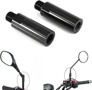 Xitomer Aftermarket Mirror Risers, 4 pcs M10 x 1.25 Motorcycle Rear View Mirror Extenders 40mm, Fit for MT-09, CB1000R/ Grom MSX125 and so on, Aluminum CNC