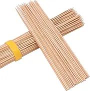 Bamboo Skewers for Catering, Meat BBQ, Grill Party, Kebab Stick (200, 3x250mm)
