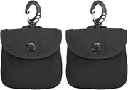 [Imeisuit] 2 Pack Tactical Pouches - Military EDC Pocket Pouch as Keychain Coin Purse Battery Cigarette Case Mini Tool Organizer ID Card Holder Waist Case Earphone Pack