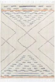 Fusion Tribal Light Grey Rug