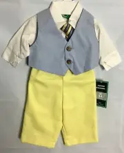 YOUNG TYCOONS KIDS BABY INFANT 3/6 MONTHS DRESS SUIT