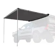San Hima Car Side Awning 1.4x2m Pull-out Telescoping Poles Waterproof Car Shade