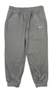 Nike NWT Size Medium PLUS + Girls Training Pants Fleece Lined Light Grey