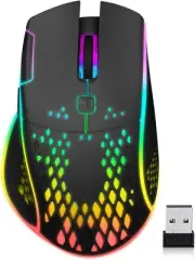 Wireless Gaming Mouse, C30 lent Click Wireless Rechargeable Gaming Mouse