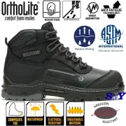 WOLVERINE CARBONMAX 6" Men's Waterproof Composite Toe EH Rated Work Boots wv