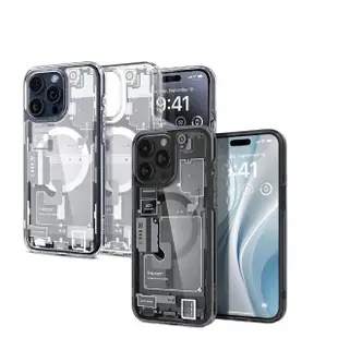 【Spigen】SGP iPhone 15 /Plus/Pro/Pro Max Ultra Hybrid MagFit-磁吸防摔保護殼(透視結構)