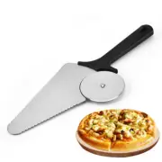 Pizza Cutter and Server Slicer Super Sharp Stainless Steel Wheel Blade