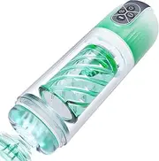 Automatic Male Masturbator with Tongue Licking, 7 Rotating and Sucking Fully Waterproof Masturbation Cup,Men's Pocket Pussy Hands Free Stroking Toy, Play it Underwater,Male Sex Toys Adult Toy