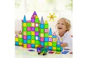 Keezi 100pcs Kids Magnetic Tiles Blocks Building Educational Toys Children Gift