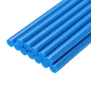 12pcs Mini Hot Glue Sticks for Glue Gun 0.27-inch x 8-inch Peacock Blue