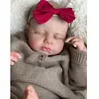 Lifelike Reborn Baby Dolls Loulou Cloth Body Lovely Newborn Girl Toy Kids Gift