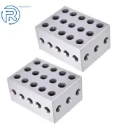 1 Matched Pair Ultra Precision 2-3-4 234 Blocks 23 Holes .0002" Machinist New