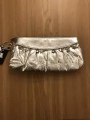 New Look Small Bag Grey Silver Handbag Clutch Bag
