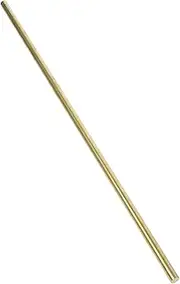 FELTECHELECTR Brass Round Rod Solid Brass Craft Making Supply for DIY Projects and Handicrafts Compact and Portable Rod for School Experiments