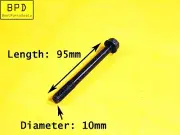 1x Genuine HONDA Flange Bolt Metric 10mm x 95mm Black OEM Y957B-HL4-A00