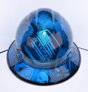 Made in the USA ERB Wide Brim Hard Hat Hydro Dipped Mile High American Veteran
