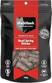 Black Hawk Beef Jerky Sticks Dog Treat 100 g