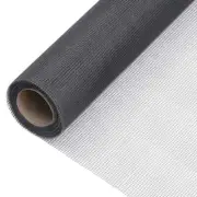 Mesh Screen Fiberglass 112x1000cm Grey Insect Shade Fly Mosquito Bug Window Net
