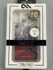Case Mate 5.8" iPhone XS & iPhone X Waterfall Case Cover - Liquid Glitter