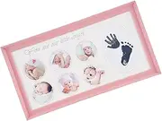 ibasenice Footprint Diy Photo 1pc Handprint Footprint Baby Keepsake Frame Newborn Baby