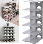 Shoe Slots Organizer, Adjustable Rack,Better Stability Shoe Stacker,Space Saver,