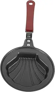 Zerodeko Portable Mini Egg Pan Nonstick Pancake Pan for Boys and Girls American Pancake Molds