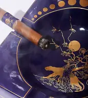 Art Nouveau Ceramic Cigar Ashtray: Accomplice - Principle Cigars - Nashville, TN