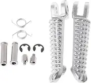 Front Foot Pegs Pedals Suitable for Yamaha YZF R25 R3 MT07 MT09 MT10 MT03 FZ09 FJ09 FZ10