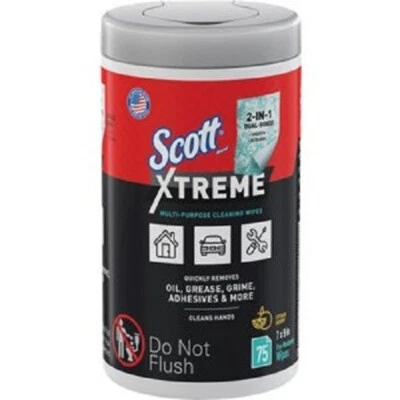 (1-pk) Scott Xtreme Multipurpose Cleaning Wipes (75-Count) Model: 54591