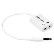 StarTech Turns a 3.5mm audio output port into two distinct ports \u00D0 one 3.5mm headphone jack and one 3.5mm microphone port MUYHSMFFADW