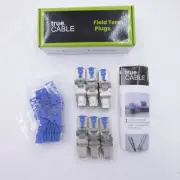 6 Pack trueCable Cat6A Field Termination Plugs Shielded 6ASFT