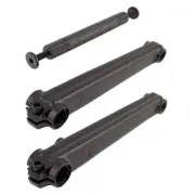 SE BIKES Crankarm Set BMX V-Ridge 175 3Pc 19Mmx8T Spline W/Bb Axle Black