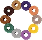 WHAMVOX Drum Kit Cymbal Protectors 20pcs Cymbal Felt Pads Protective Felt Pad for Drums Random Color