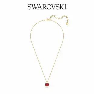 SWAROVSKI 施華洛世奇 Ginger 鏈墜 紅色, 鍍金色色調