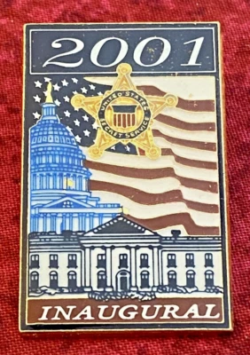 US SECRET SERVICE PIN / 2001 INAUGURATION OF GEORGE W BUSH