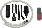 [Trade-Shop] 9 in 1 PC Cleaning Kit/Cleaning Kit (8 Pieces) + Connector Adapter for Dyson V7 V8 V10 V11 V15 SV10 SV11 V12 Detect Slim Absolute
