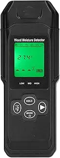 EVTSCAN Wood Moisture Meter with Backlit LCD Display, Digital Moisture Detector for Drywall, Hardwoods and Softwoods, for Building Inspectors, Carpenters, Woodworkers